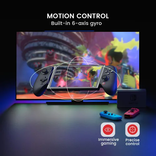 Vista 7 de GameSir G8 Plus Bluetooth Mobile Game Controller for Switch & iOS & Android & Tablets, Wireless Gamepad with Hall Effect Joysticks/Hall Trigger