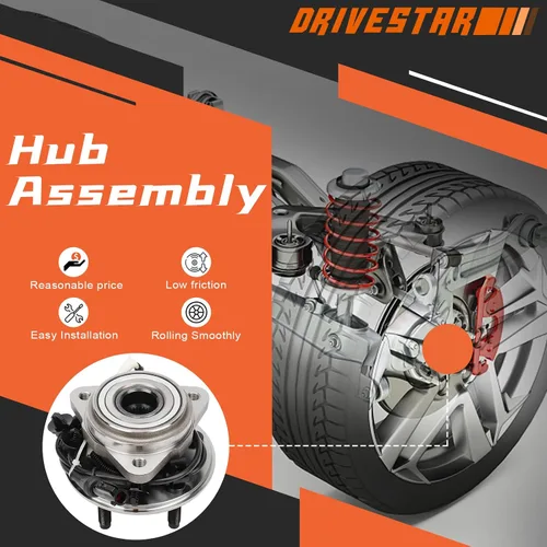Vista 2 de 515003 Buje para rueda delantera y soporte nuevo para Ford Mazda Mercury 4WD AWD w/ ABS