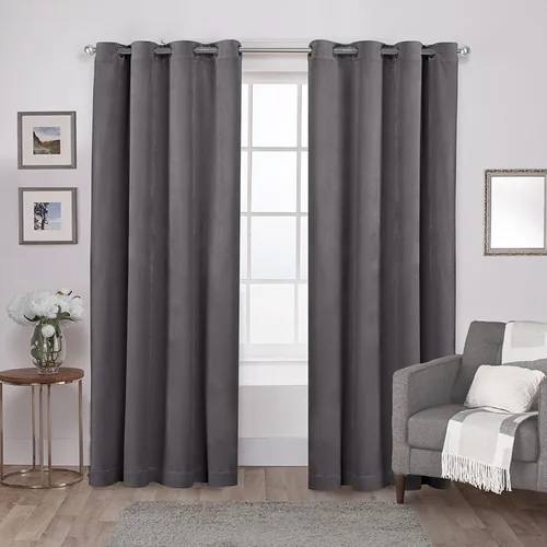 Vista 9 de Cortinas exclusivas para el hogar, de terciopelo, pesadas, para ventanas, paneles pares