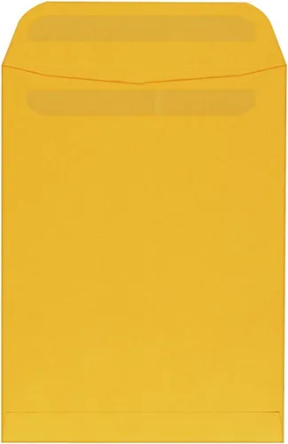 Vista 3 de Sobres de papel marrón Columbian CO645 de 6 x 9 pulgadas, multicolorfantasía (Self Seal)