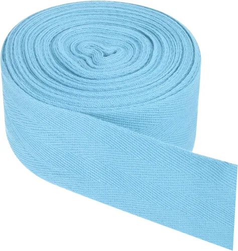 Vista 80 de PATIKIL Cinta de sarga de algodón de 1 pulgada, 50 yardas, cinta de algodón, cinta de encuadernación al bies, cinta de espiga para costura, Verde