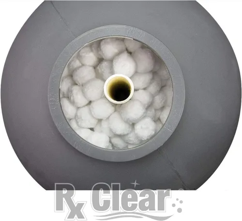 Vista 6 de Rx Clear Filtro de brillo blanco para filtros de arena de piscina, alternativa a la arena y el vidrio filtrante, tecnología especial que ayuda a