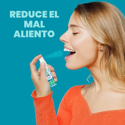 Vista 6 de CloSYS Spray bucal oral sin azúcar para mal aliento, pH equilibrado con sabor a menta, 0.31 onzas (3 unidades)