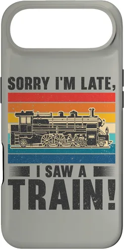 Vista 26 de Funda para iPhone 13 Pro Max Train Railroad Locomotora de tren de vapor para motor Trainspotting