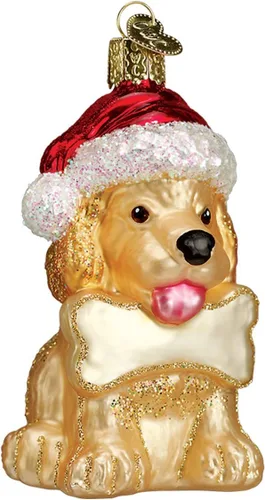 Vista 56 de Old World Christmas - Adorno de bebé blanco de un solo pieza de vidrio soplado para árbol de Navidad, decoración festiva hecha a mano, colección
