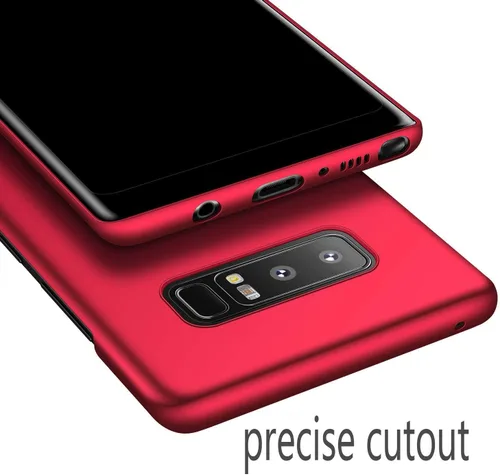 Vista 4 de Funda compatible con Samsung Galaxy Note 8 [protección delgada] [protege de golpes/arañazos/caídas/marcas] [plástico PC de alta calidad] cubierta
