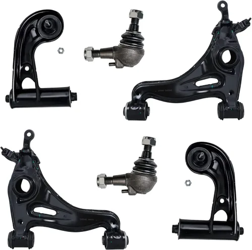 Vista 84 de Detroit Axle - Kit de extremo delantero para Chrysler 300 Dodge Charger 2011-2023 Challenger, 2 Lower Rearward Control Arms 2 Outer Tie Rods 2