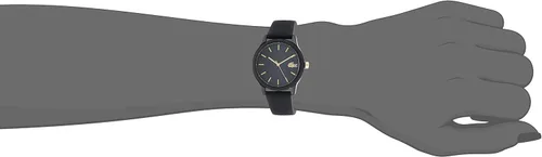 Vista 4 de Lacoste 2001064 - Correa de silicona negra para mujer 12 12 pulgadas esfera negra
