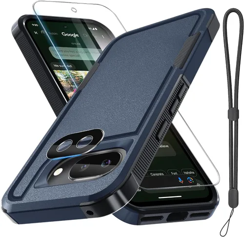 Vista 12 de Funda para Google Pixel 7A, Funda Protectora de Teléfono de Cuerpo Completo Resistente de Trabajo Pesado Robusta a Prueba de Golpes con Correa