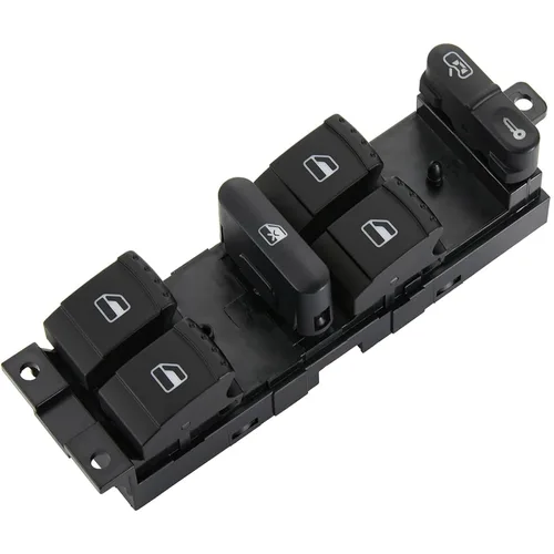 Vista 8 de TA-VIGOR Interruptor de ventana principal compatible con VW Golf MK4 2 puertas 1999 2000 2001 2002 2003 2004 2005 2006, reemplazo de interruptor