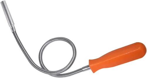 Vista 2 de Herramienta de Recogida Magnética Flexible - 23-1/2" 8LB Imán Serpiente Bend-It Recogedor Barrendero Palo Recuperador Doblable Regalos