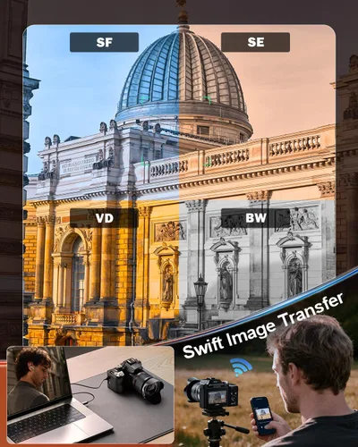Vista 12 de NBD 8K 64MP Digital Cameras for Photography, 16X Optical Zoom,Dual-Lens