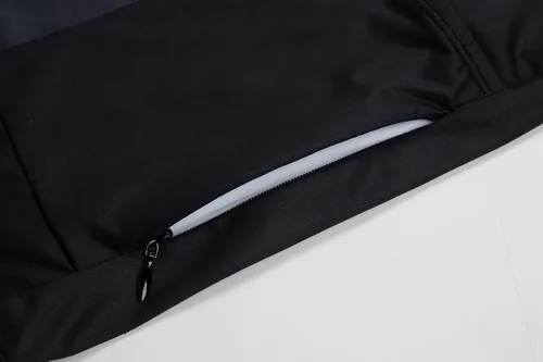 Vista 7 de GCRFL Camiseta de ciclismo para hombre, manga larga, camiseta de ciclismo de carretera, bolsillo con cremallera, ligera, ajuste profesional UPF 50+