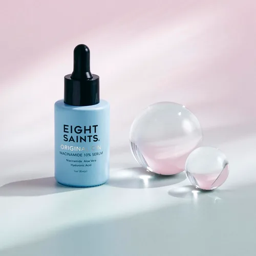 Vista 4 de Eight Saints Original Cin, Suero de Niacinamida al 10% para el Rostro Antienvejecimiento, Natural y Orgánico, Suero Facial para Reducir Líneas