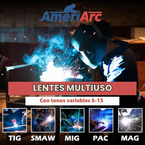 Vista 4 de Lente de soldadura de oscurecimiento automático 2x4 claridad de alta definición Lente de soldadura oscura automática (sombra 9-13) Reemplazo