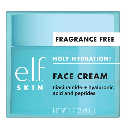 Vista 6 de e.l.f. SKIN Holy Hydration! Crema facial, sin fragancia, suave, no grasosa, ligera, nutritiva, hidrata, suaviza, se absorbe rápidamente, adecuada