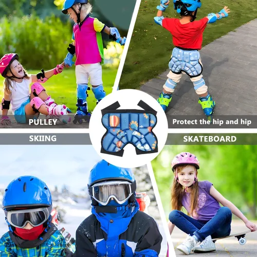 Vista 6 de Kids Butt Pad for Skating Ski Snowboarding Roller Skate