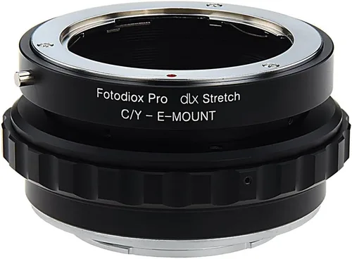 Vista 3 de Fotodiox Adaptador de montaje de lente extensible DLX compatible con lentes Contax/Yashica (CY) a cámaras Sony E-mount