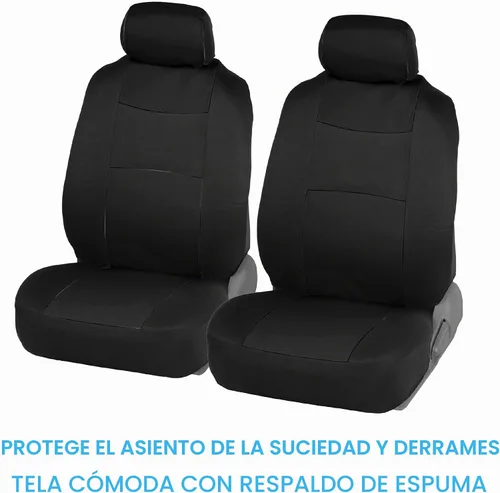 Vista 2 de BDK PolyPro - Juego completo de fundas para asientos de coche en negro con alfombras de piso a juego - Fundas para asientos de automóviles Todo negro