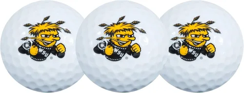 Vista 3 de Juego de 3 pelotas de golf universitarias