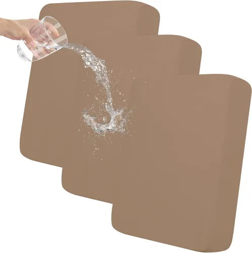 Vista 12 de Easy-Going Funda de cojín 100% impermeable para asiento de sofá, funda de cojín elástica de muebles, para niños, mascotas, cojín de sofá biplaza