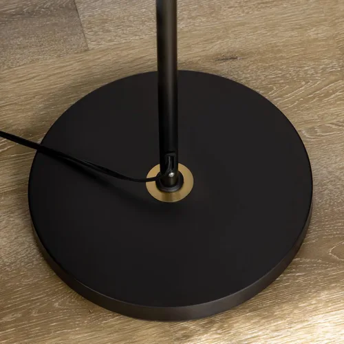 Vista 9 de HOMCOM Lámparas de pie ajustables para sala de estar, lámpara de pie para dormitorio con brazo de equilibrio, cabeza y altura ajustables, lámpara