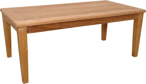Vista 5 de Anderson Teak Mesa de centro rectangular Brianna de los muebles del jardín del césped del patio