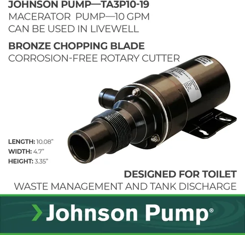 Vista 2 de Johnson Pump Bomba Maceradora 12V