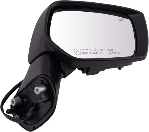 Vista 39 de TRQ Cubierta cromada del espejo manual del lado del pasajero, acabado liso para Volvo VNL 2004-2014 Para Volvo VNL 2004-2014