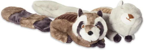 Vista 9 de Bone Dry Colección de juguetes de peluche chirriante para mascotas, felpa, cocodrilo