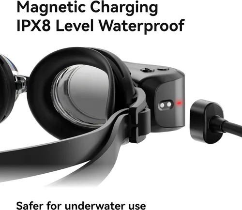 Vista 9 de Holoswim Smart Swim Goggles, 2GO Swimming Goggles, AR Real-time Display, AI Data Analysis, Anti-fog IPX8, Stroke Recognition