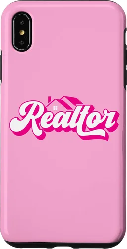 Vista 11 de iPhone 12 Pro Max Agente de Bienes Raíces Mujer Rosa Caso