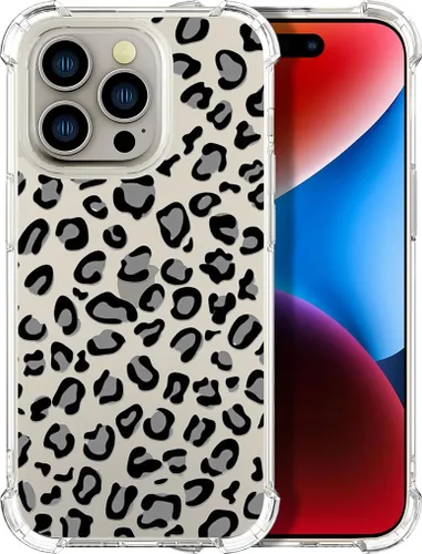 Vista 14 de Compatible con iPhone 14, funda transparente y bonita para mujeres y niñas, diseño floral, diseño floral femenino, funda para teléfono 14