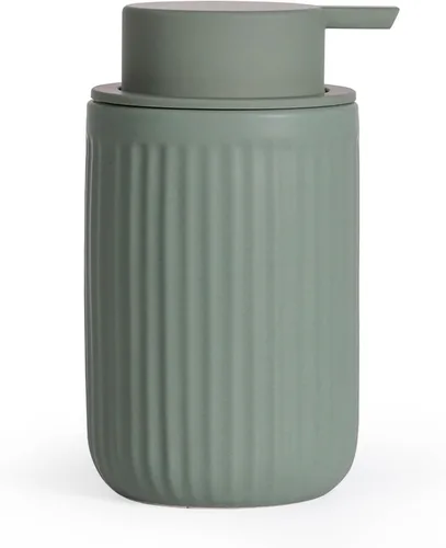 Vista 8 de INGOFIN Dispensador de Jabón Espumoso Cerámico - Dispensador de Jabón de Mano de 12oz Espumoso para Baño, Dispensador de Platos Moderno y Recargable
