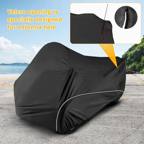 Vista 3 de Funda completa para Spyder F3 compatible con Can-Am Spyder F3T Tour y Limited 300D Oxford Protector de tela contra el polvo, la nieve, la lluvia