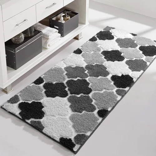 Vista 32 de DEXDE Alfombras de Baño Corredor 24x47 pulgadas Alfombra de Baño Larga Antideslizante Suave Lavable Alfombras de Baño Grandes para Baño Dormitorio