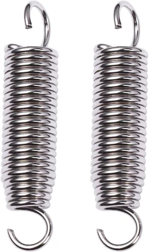 Vista 2 de 2 piezas de resorte de pedal de tambor de acero inoxidable para piezas de instrumentos de percusión, herramienta de llave de tambor, accesorios