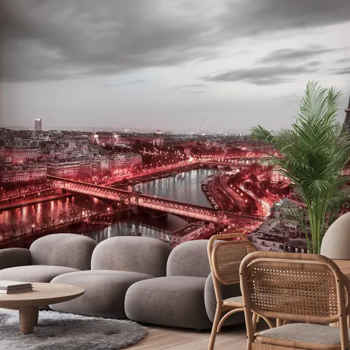 Vista 2 de artgeist Mural de pared prémium de París 79 x 55 pulgadas, papel tapiz no tejido XXL, decoración de pared de forro polar, impresión fotográfica