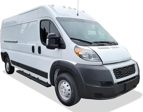 Vista 2 de APS 6in Black Stainless Steel Running Boards Compatible with Ram ProMaster 136in 159in Wheelbase 14-26