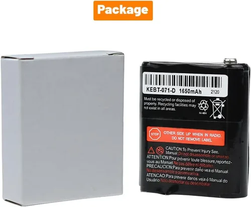 Vista 7 de Paquete de 2 baterías recargables de radio bidireccional de 3.6 V 1650 mAh para Motorola 53615 KEBT-071A KEBT-071B KEBT-071C KEBT-071D Talkabout