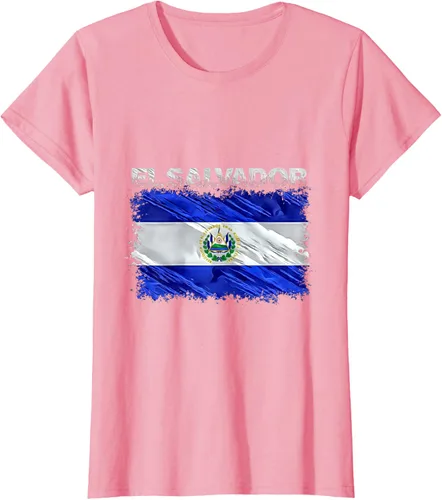Vista 14 de Camiseta El Salvador, Negro