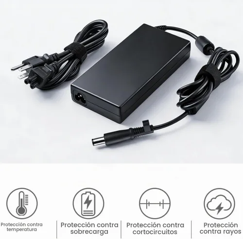 Vista 6 de HNHTKJ Cargador de 150 W, 7,4 × 0.2 in, apto para cable de alimentación HP