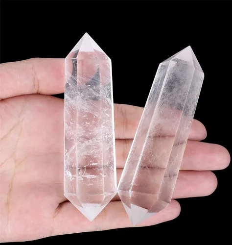Vista 20 de YATOJUZI Varita de cristales curativos de obsidiana negra de 3.5 pulgadas, cristales naturales y piedras curativas, puntos de cristal de obsidiana