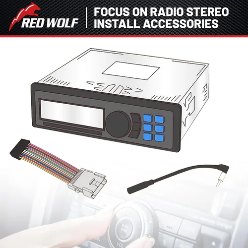 Vista 7 de RED WOLF Arnés de cableado de radio para unidad principal Pioneer para Toyota Tacoma Highlander 4Runner 1994-2022, Subaru Forester WRX NON JBL