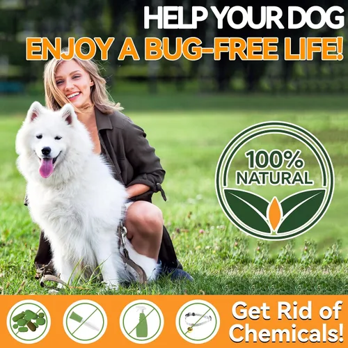 Vista 8 de Combo de pulgas masticables para gatos y perros, 200 masticables cada uno, prevención natural de pulgas y garrapatas para gatos y perros
