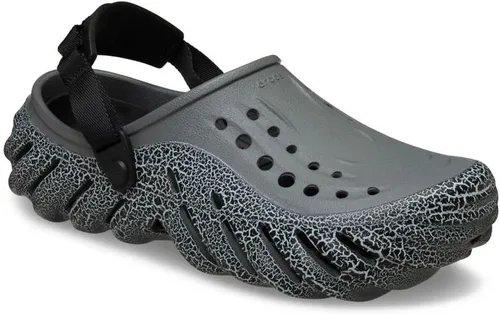 Vista 2 de Crocs Zuecos Echo Crackle gris pizarra para hombre