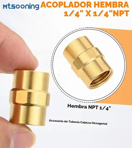Vista 6 de Manguera de extensión de propano NPT de 1/4" y kit de montaje de adaptador