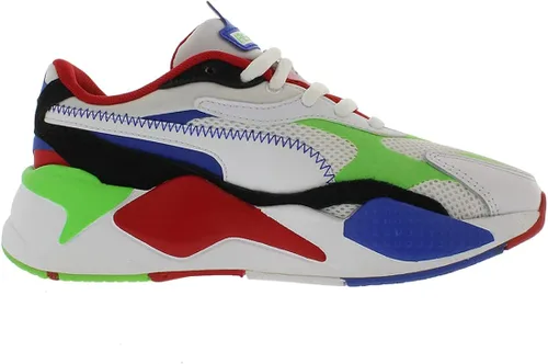 Vista 3 de PUMA Zapatos deportivos Rs-X3 Sonic Color 2 para niños y niños, estilo casual, color negro, NegroRojo