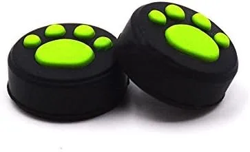 Vista 2 de 2 fundas de silicona analógicas antideslizantes para el pulgar, tapas de botón para Nintendo Switch NS y Switch Lite Joy-con Controller (verde)