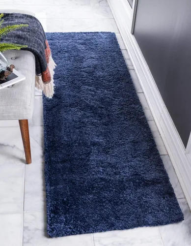 Vista 49 de Unique Loom Colección Solo - Alfombra Calabasas (7' 10" x 10' Rectangular, Azul Claro)